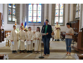 Dankgottesdienst der Kommunionkinder (Foto: Karl-Franz Thiede)